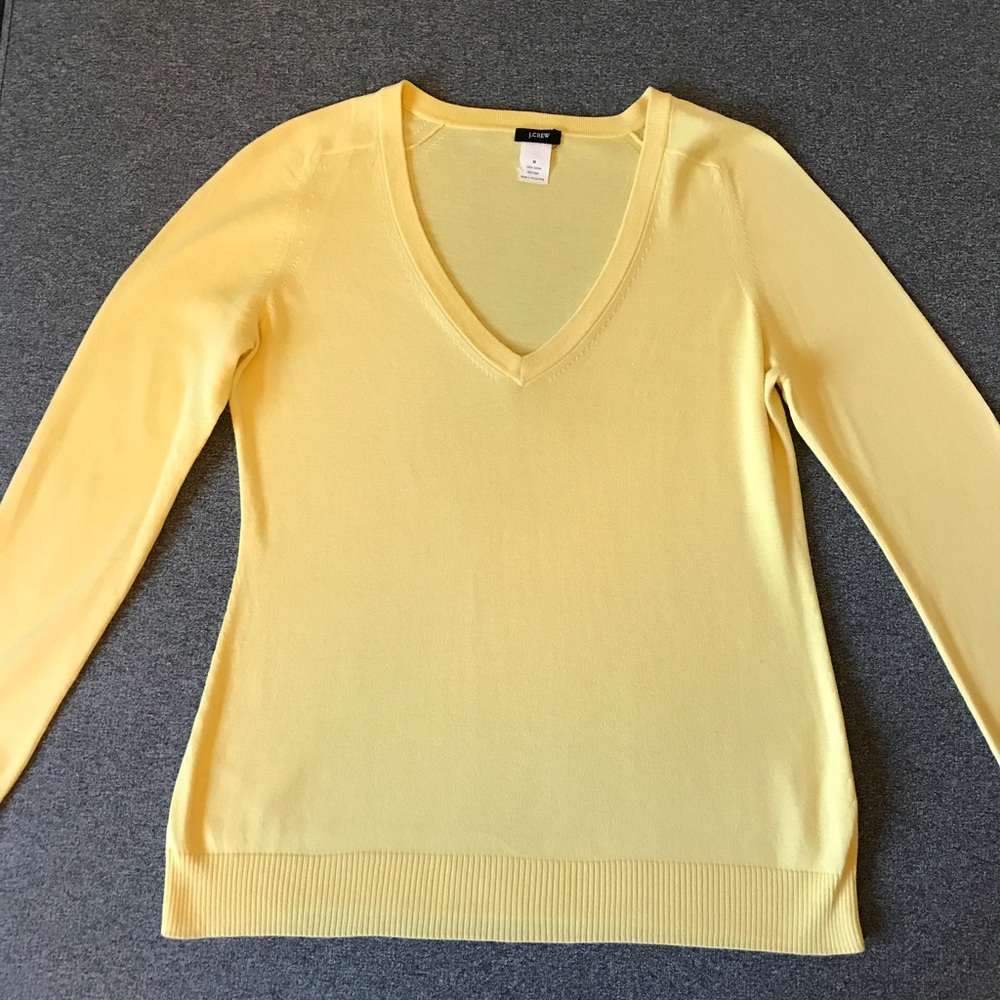 J. Crew Yellow Sweater M